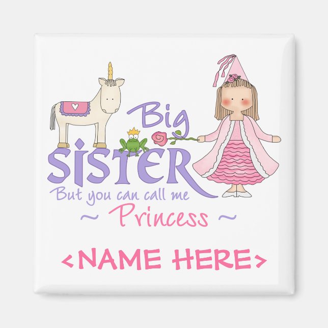 Unicorn Princess Magnet (Front)
