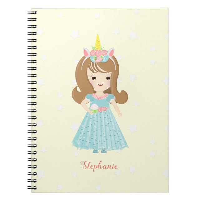Unicorn Princess Notebook (Front)