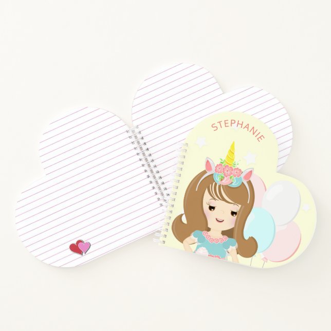 Unicorn Princess Notebook (Inside)
