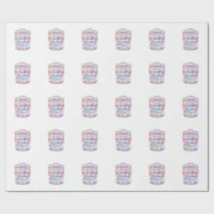 Unicorn Princess of the Unicorn Realm Charming POD Wrapping Paper