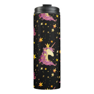 Unicorn Princess: Watercolor Fairy Tale Thermal Tumbler