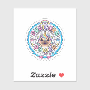 Unicorn Pugicorn Power Funny Cute Gift Design_1