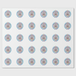 Unicorn Pugicorn Power Funny Cute Gift Design_1 Wrapping Paper