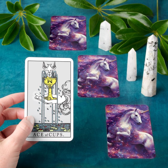 Unicorn Purple Mane Playing Cards (Insitu)
