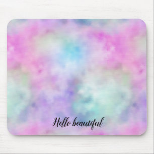 Unicorn Purple Pink Aqua Mouse Pad