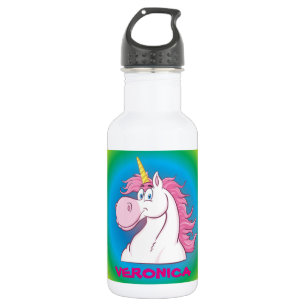 Unicorn Rainbow 18oz Water Bottle