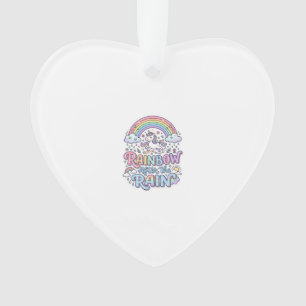 Unicorn Rainbow After the Rain Premium Vector Typo Ornament