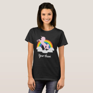 Unicorn Rainbow Fantasy Personalised T-Shirt