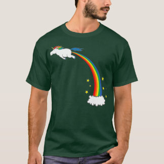 Unicorn Rainbow Fart T-Shirt