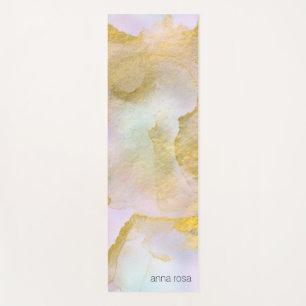 *~* Unicorn Rainbow Holograghic Pastel Gold AP1  Yoga Mat