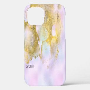 *~* Unicorn Rainbow Holograghic Pastel Magic AP1 iPhone 12 Case