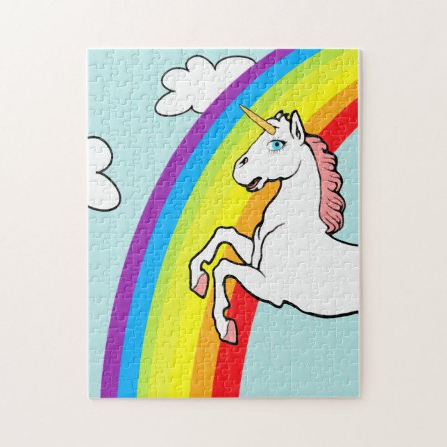 Unicorn Rainbow Jigsaw Puzzle (Vertical)