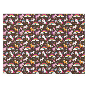 unicorn rainbow kids background horse tablecloth