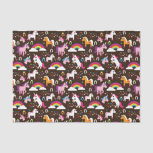 unicorn rainbow kids background horse tissue paper