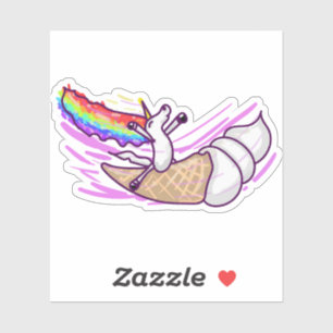Unicorn Rainbow Riding Ice Cream Cone