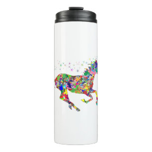 Unicorn Rainbow Thermal Tumbler