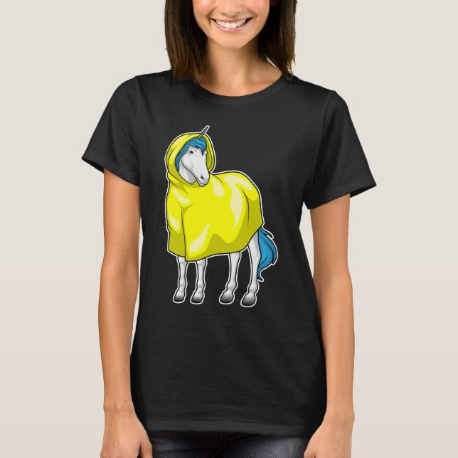 Unicorn Raincoat T-Shirt (Front)