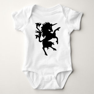 Unicorn Rampant Baby Bodysuit