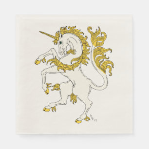 Unicorn Rampant Napkin