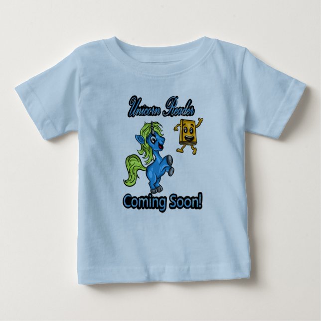 Unicorn Reader - Coming Soon! Colour Tee (Front)