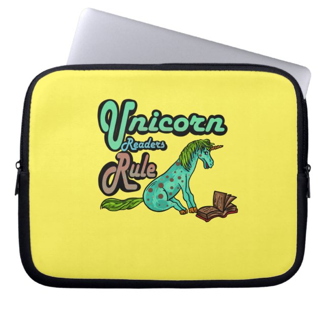 Unicorn Readers Rule Book Sleeve (Front)