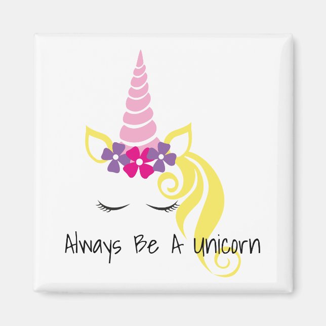 Unicorn Refrigerator Magnet (Front)