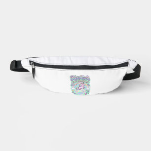 Unicorn Respawn with Sparkles Premium Vector Stick Bum Bags