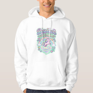 Unicorn Respawn with Sparkles Premium Vector Stick Hoodie
