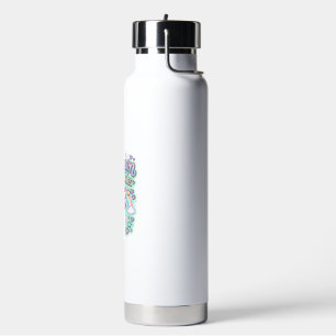 Unicorn Respawn with Sparkles Premium Vector Stick Water Bottle