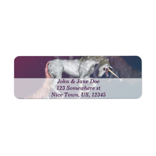 Unicorn Return Address Label
