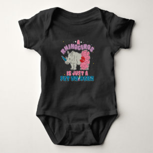 Unicorn Rhinoceros Animal Baby Shower New Mum Bodysuit