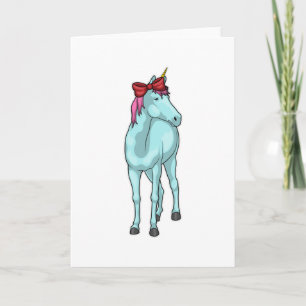Unicorn Ribbon Card