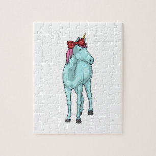 Unicorn Ribbon Jigsaw Puzzle