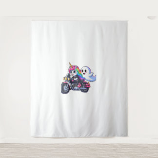 Unicorn Riding A Motorcycle Boys Girls Men Women K Tapestry