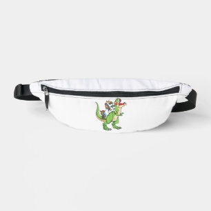 Unicorn Riding T rex Dinosaur Boys Girls Men Women Bum Bags