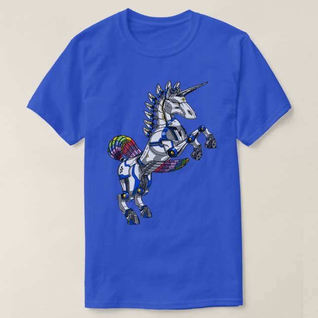 Unicorn Robot T-Shirt (Design Front)