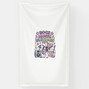 Unicorn Rock Music Unicorn Charming Marketplace Ar Banner