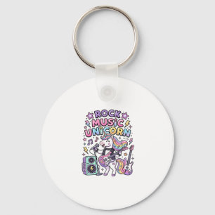 Unicorn Rock Music Unicorn Charming Marketplace Ar Key Ring