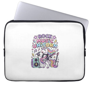 Unicorn Rock Music Unicorn Charming Marketplace Ar Laptop Sleeve