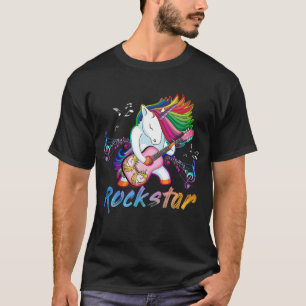 Unicorn Rock star Guitar Rockin' music singer T-Shirt