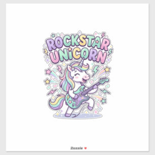 Unicorn Rockstar Unicorn Charming Apparel Graphic_