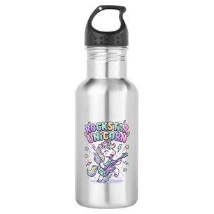 Unicorn Rockstar Unicorn Charming Apparel Graphic_ 532 Ml Water Bottle