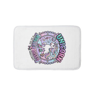 Unicorn Roller Disco POD Ready Marketplace Artwork Bath Mat