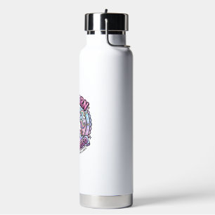 Unicorn Roller Disco POD Ready Marketplace Artwork Water Bottle