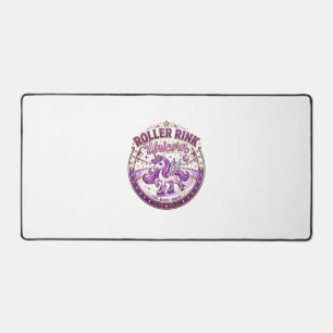 Unicorn Roller Rink Unicorn POD Ready Merch Design Desk Mat