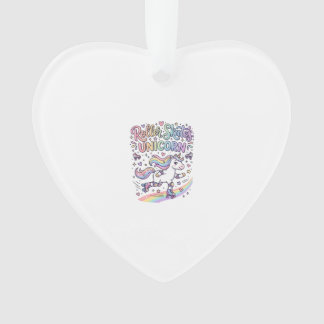 Unicorn Roller Skates Unicorn Playful Sticker and  Ornament