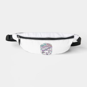 Unicorn Roller Skates Unicorn Retro Style Graphic Bum Bags