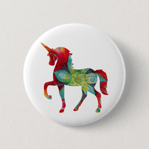 Unicorn Round Badge