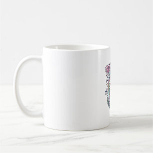 Unicorn Royal Horn Academy Bold Typography Print o Coffee Mug