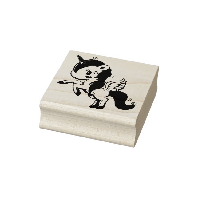 Unicorn Rubber Stamp (Stamp)